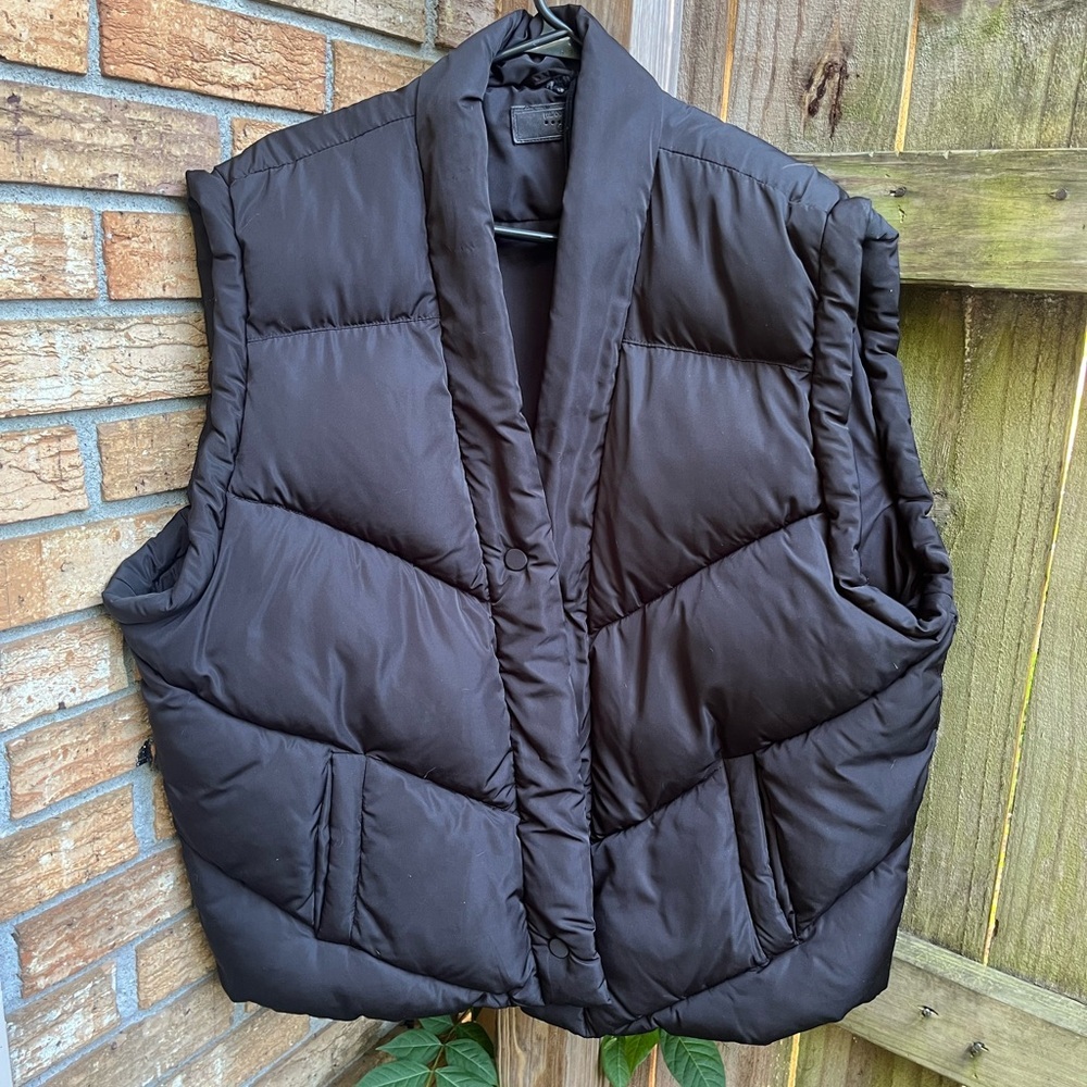 Blank NYC Black Puffer Vest